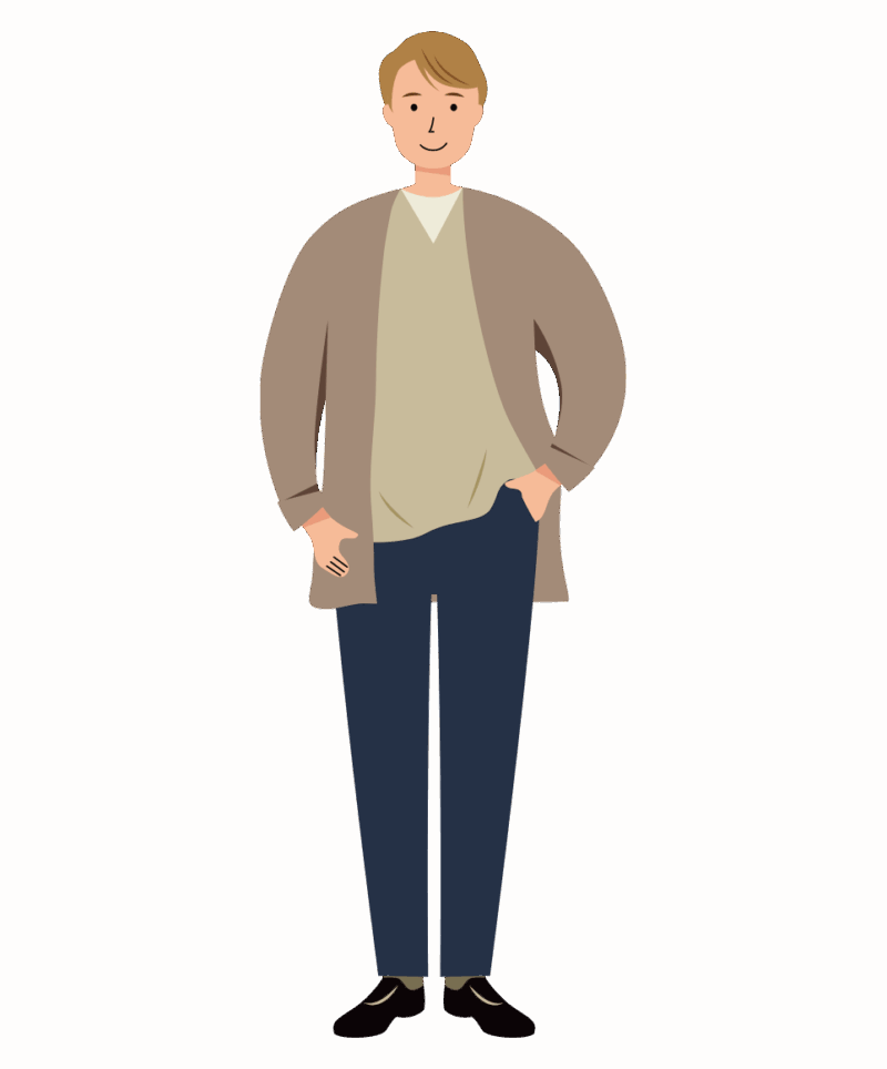 男性のイラスト