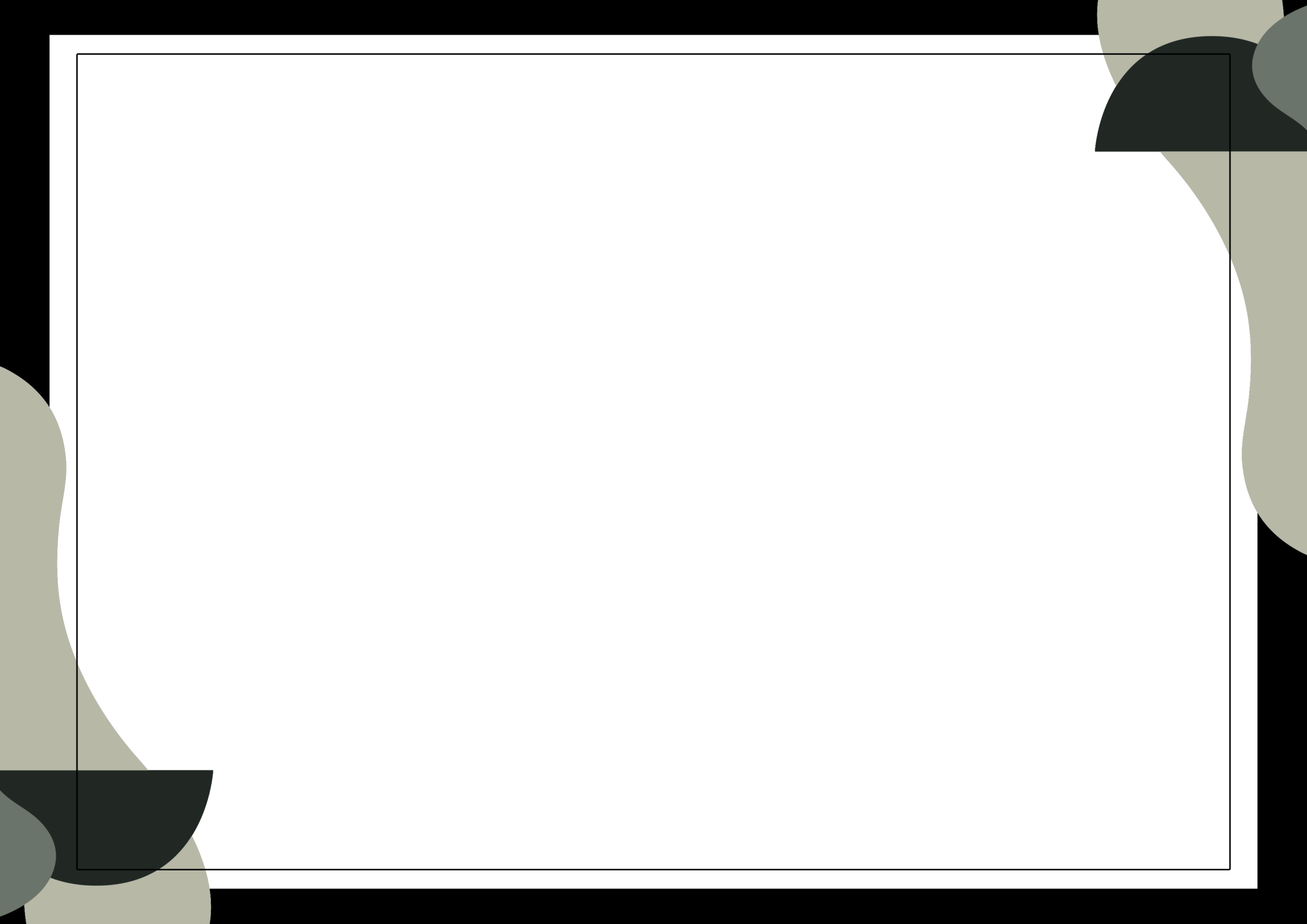 モダン黒枠デザイン背景素材-A4背景