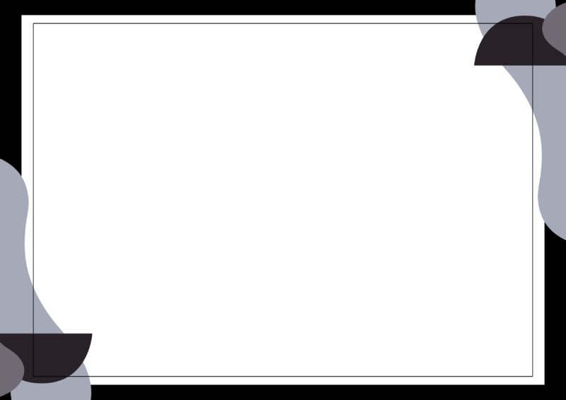 モダン黒枠デザイン背景素材-A4背景