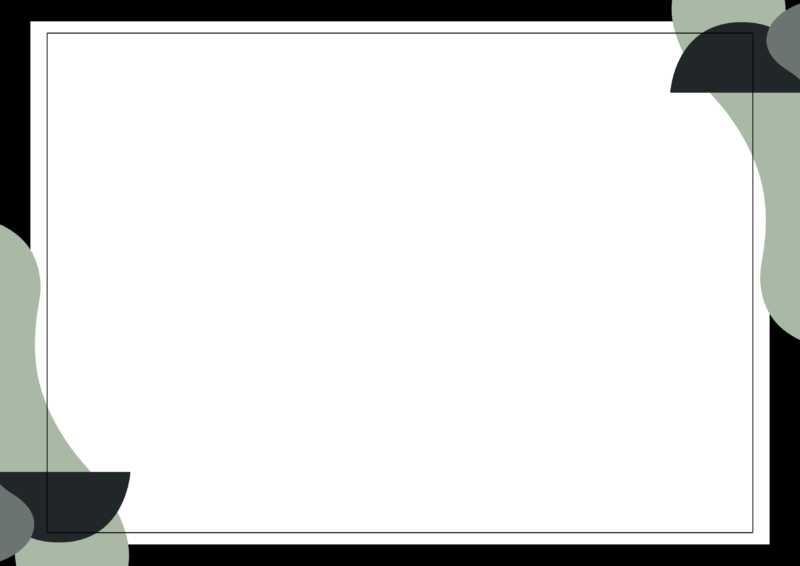 モダン黒枠デザイン背景素材-A4背景