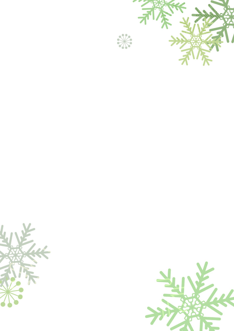 雪の結晶の背景素材-A4背景