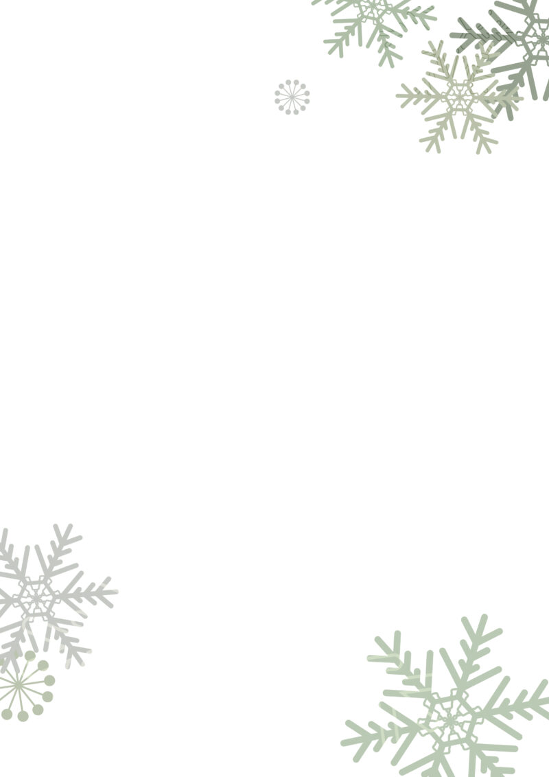 雪の結晶の背景素材-A4背景