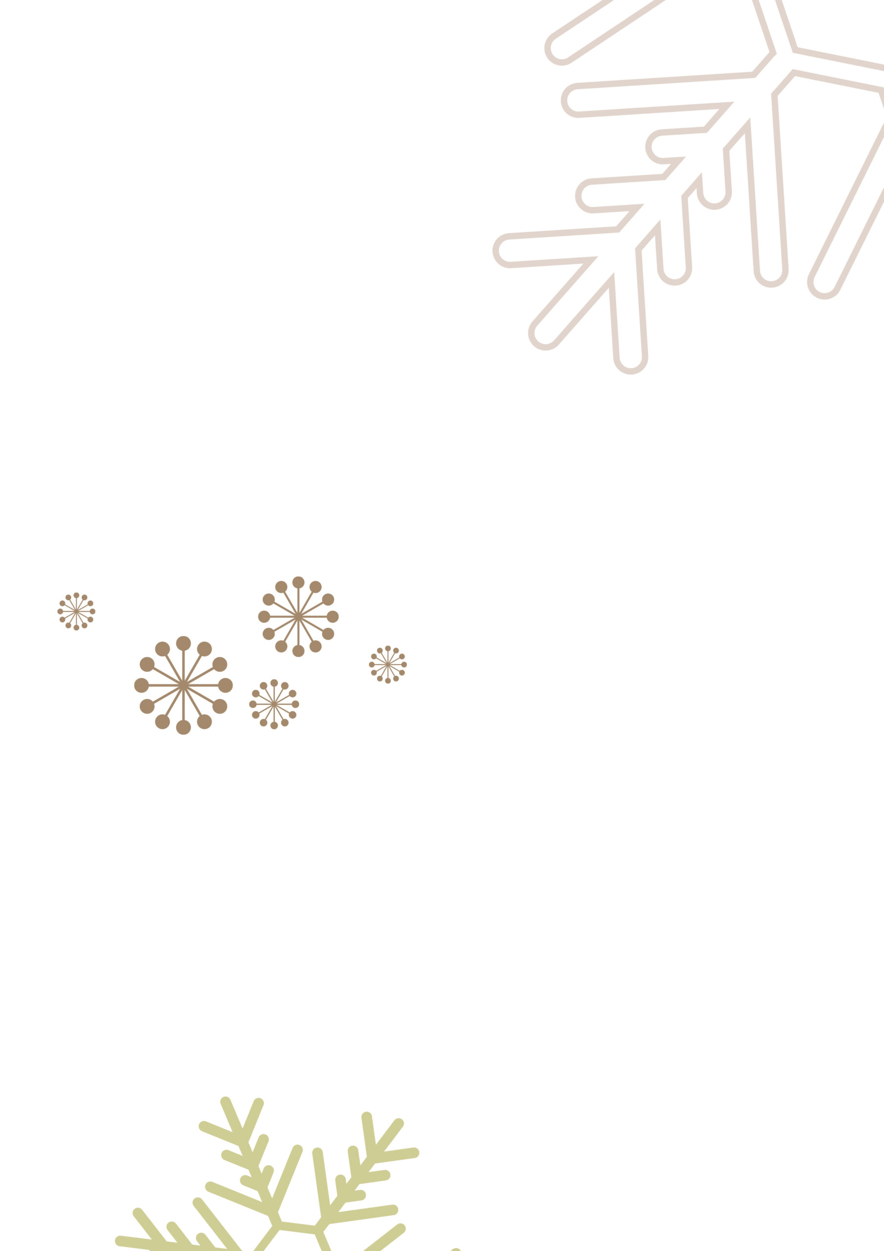 オシャレな雪の結晶-A4背景