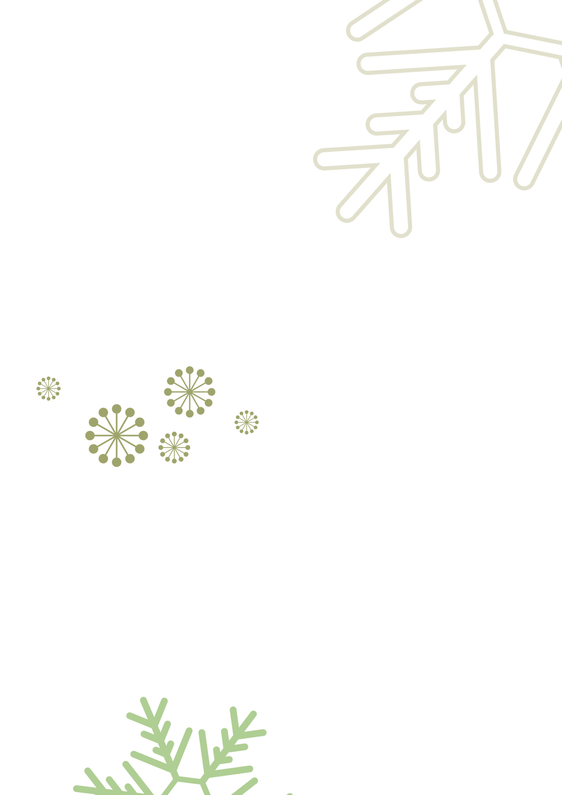 オシャレな雪の結晶-A4背景