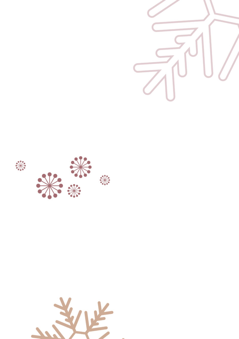 オシャレな雪の結晶-A4背景