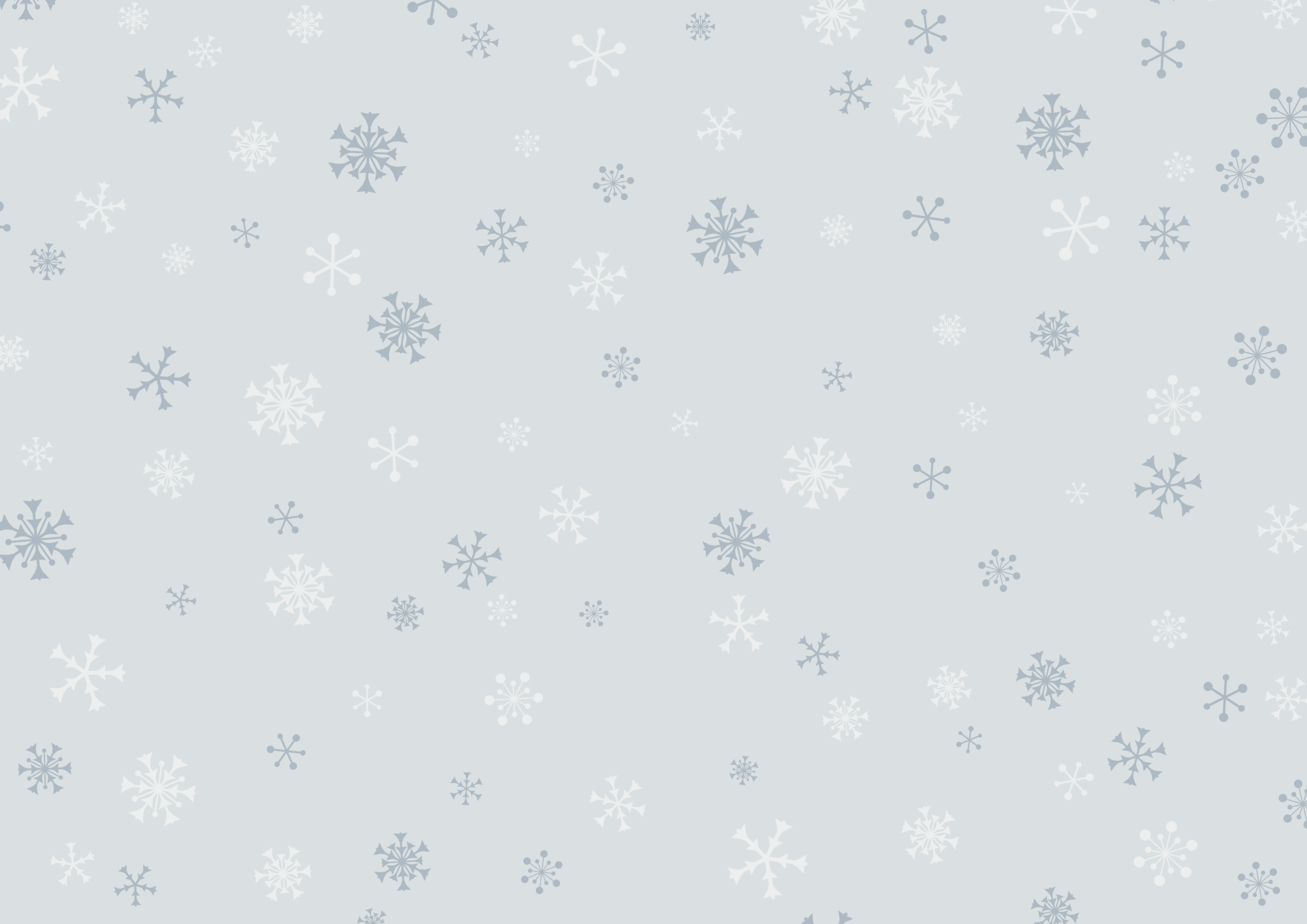 A4背景横-ランダムな雪の結晶-01