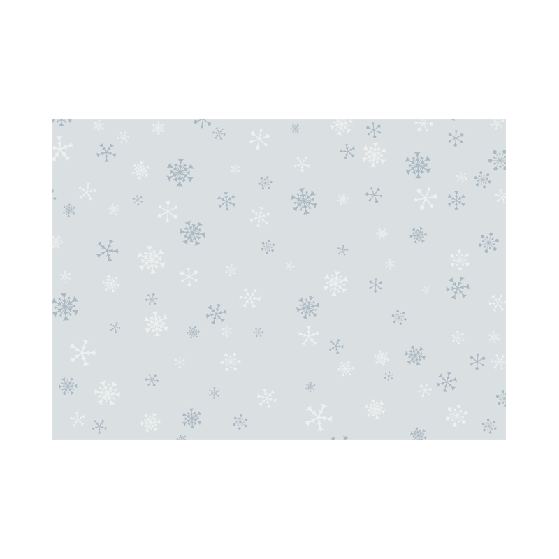 A4背景横-ランダムな雪の結晶