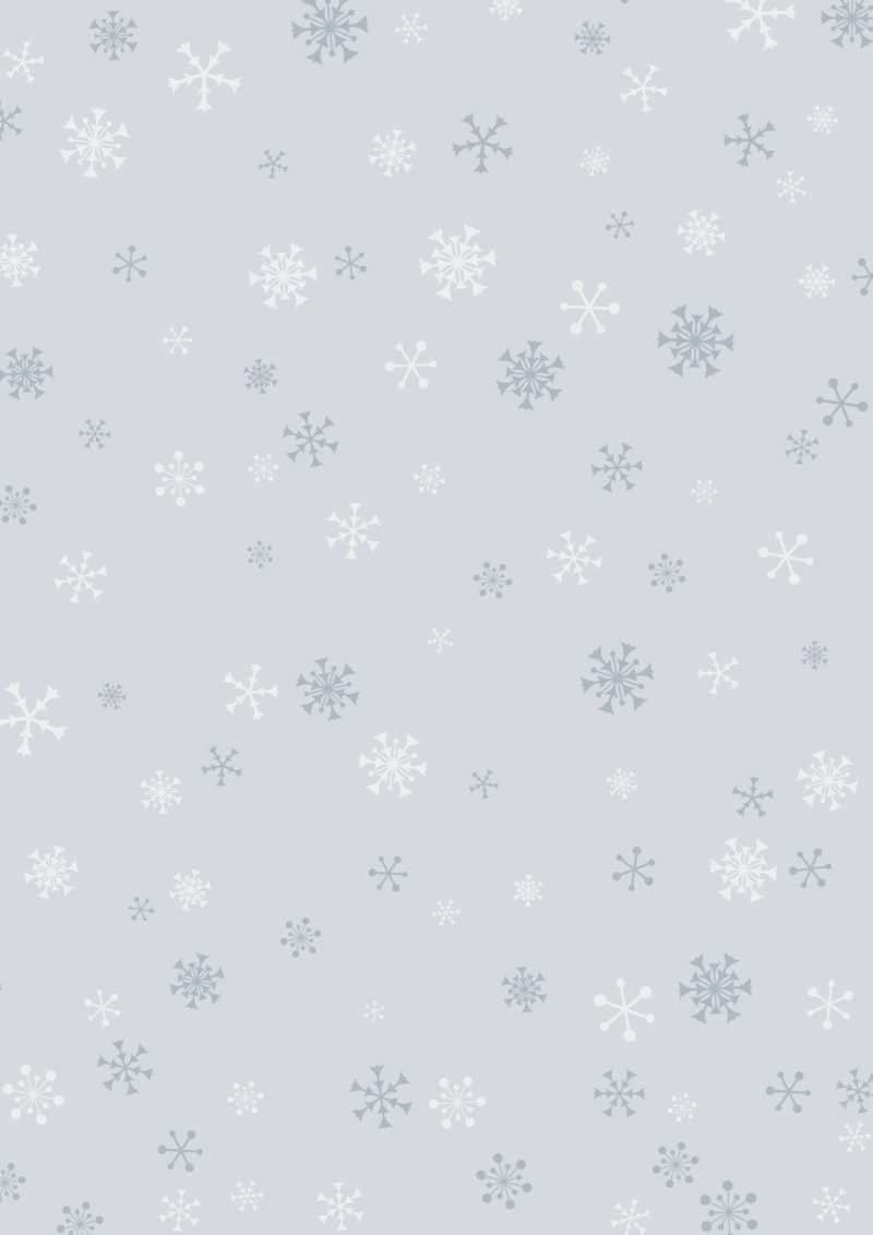 A4背景縦-ランダムな雪の結晶-06