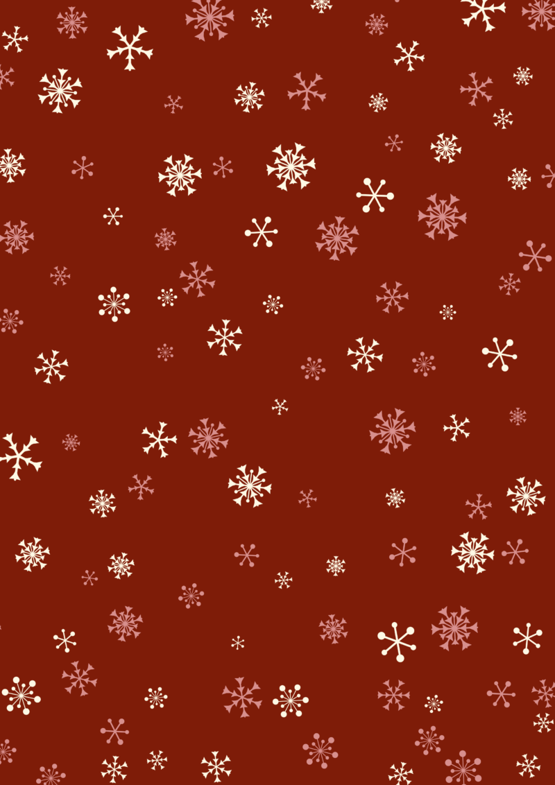 A4背景縦-ランダムな雪の結晶-08