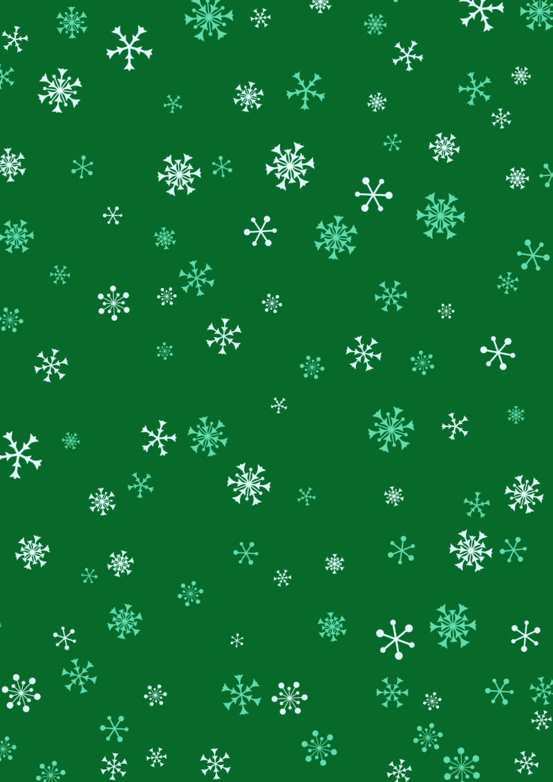 A4背景縦-ランダムな雪の結晶-09