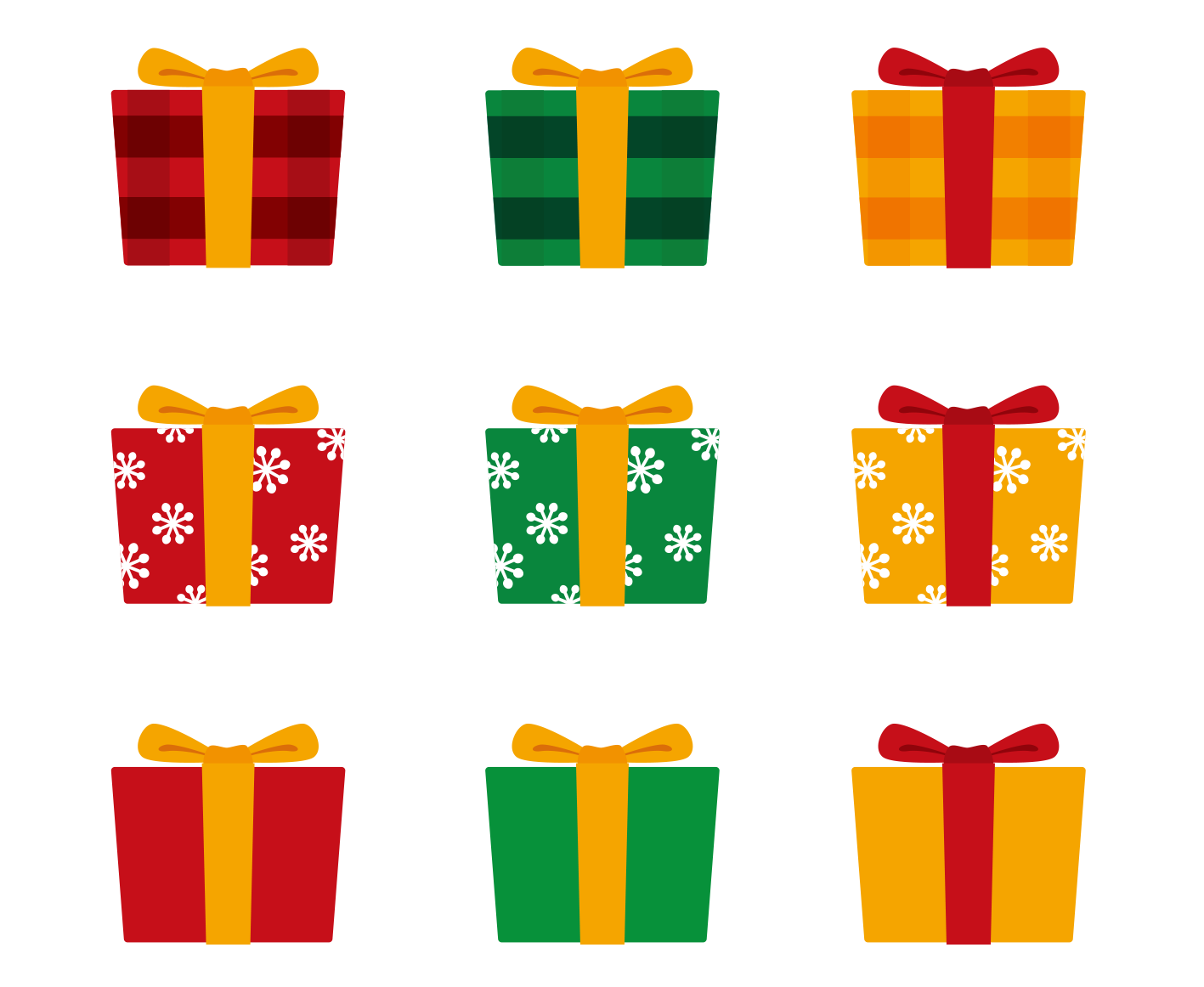 クリスマスプレゼントのイラスト