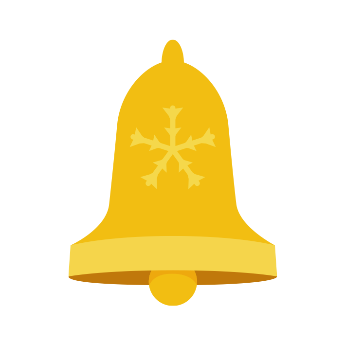 クリスマスベルのイラスト