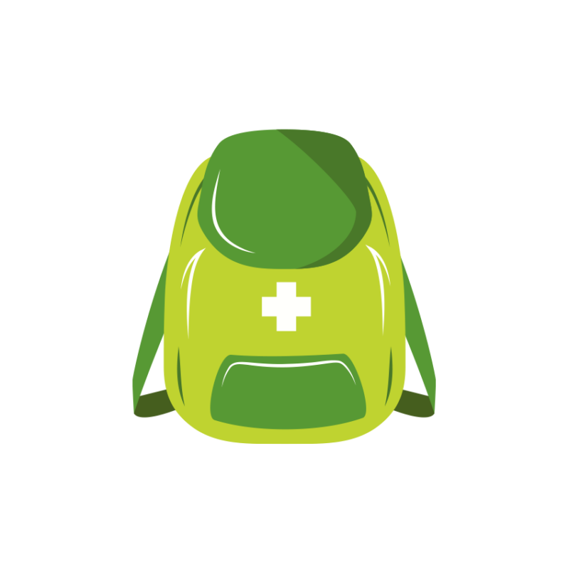 防災リックのイラスト