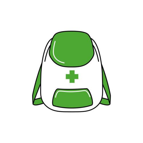 防災リックのイラスト