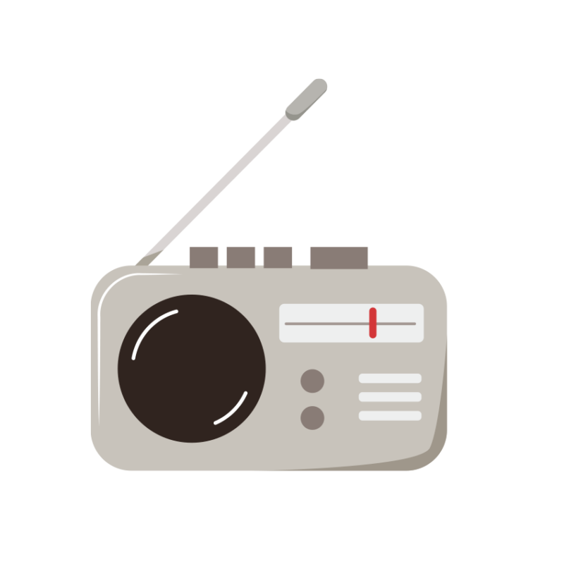 ラジオのイラスト
