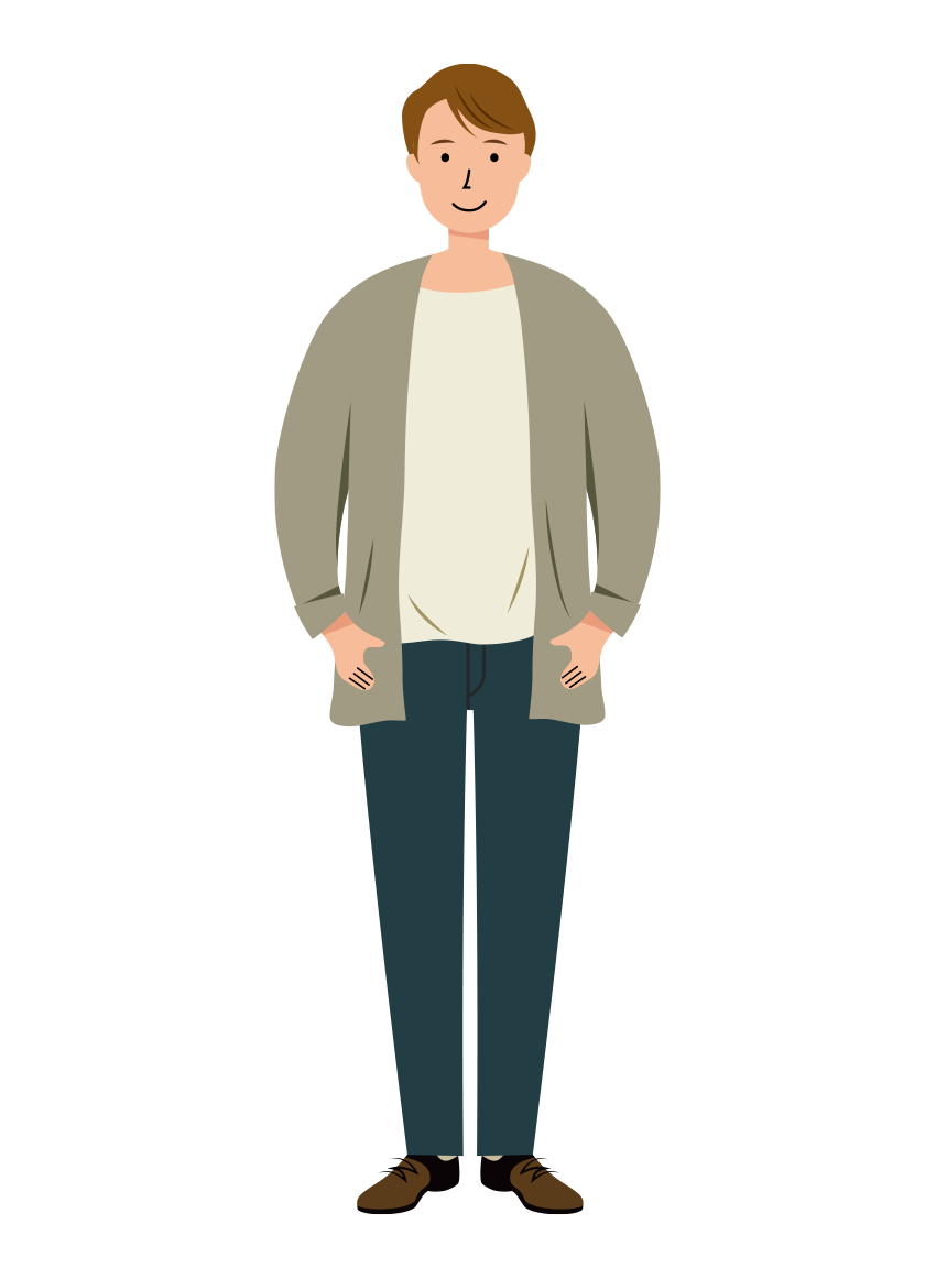 人物 男性のイラスト