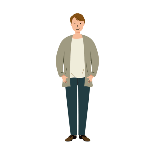 人物 男性のイラスト
