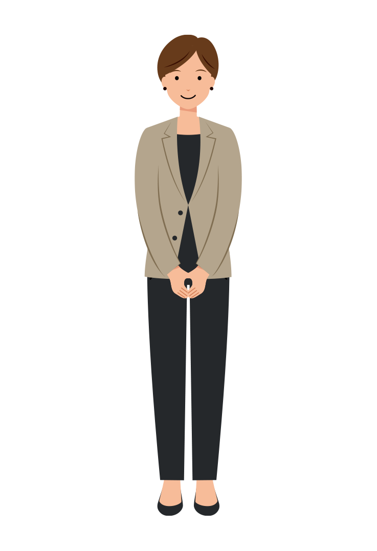 ビジネスのイラスト-女性