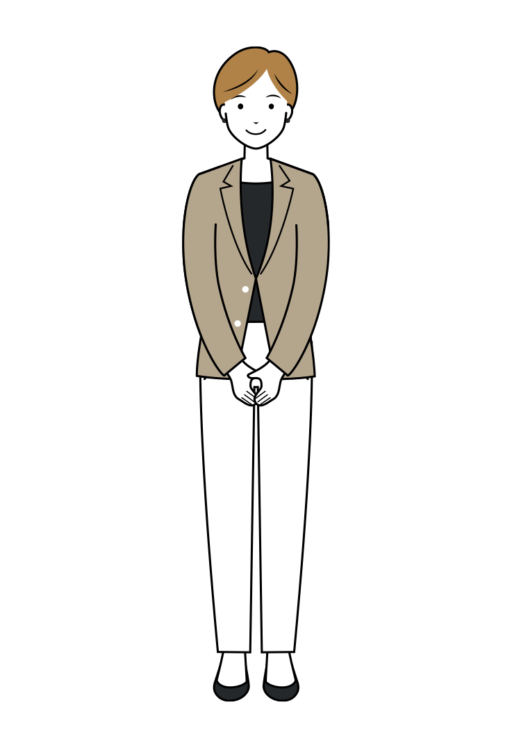 ビジネスのイラスト-女性