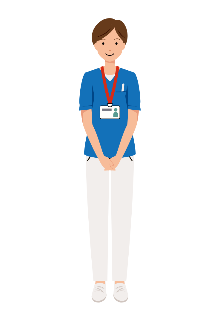 看護師 イラスト - 医療・福祉・スクラブ・女性