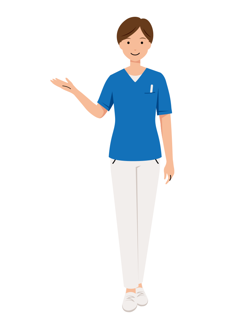 看護師 イラスト - 医療・福祉・案内・スクラブ・女性