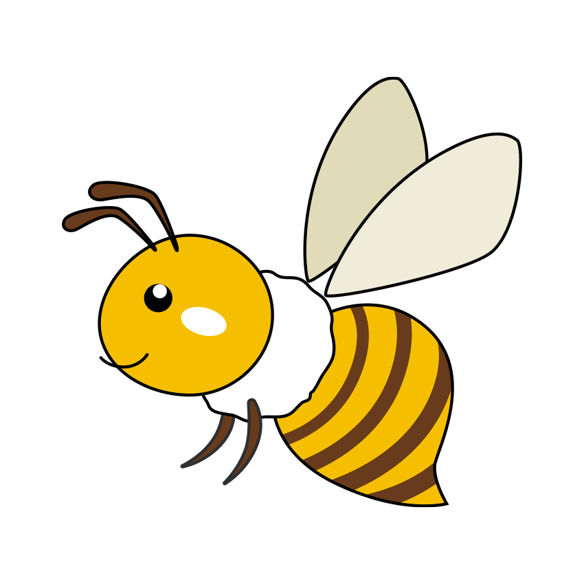 ミツバチのイラスト
