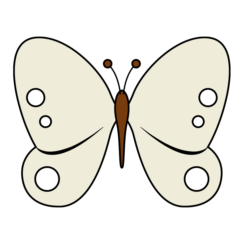 モンシロチョウのイラスト