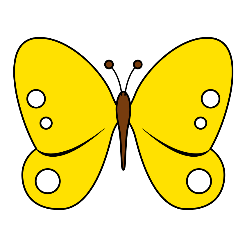 キチョウのイラスト