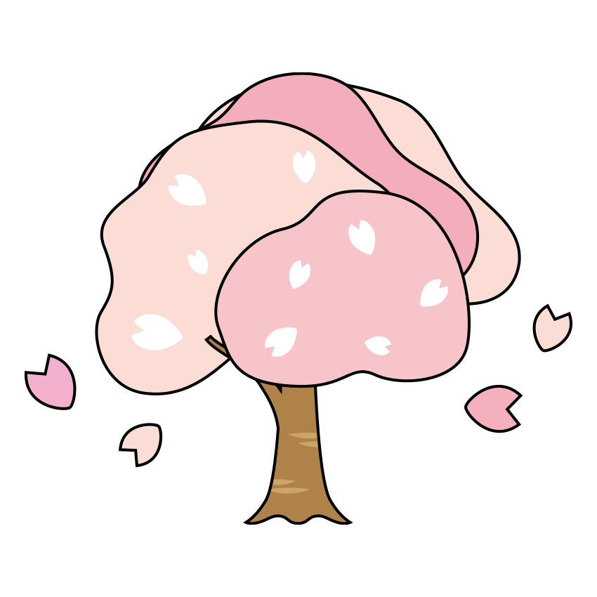 桜の木のイラスト-03