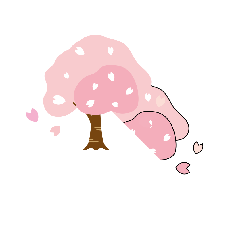 桜の木のイラスト-01