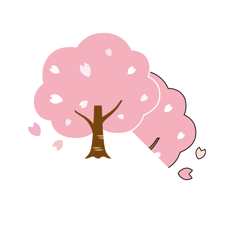 桜の木のイラスト-02