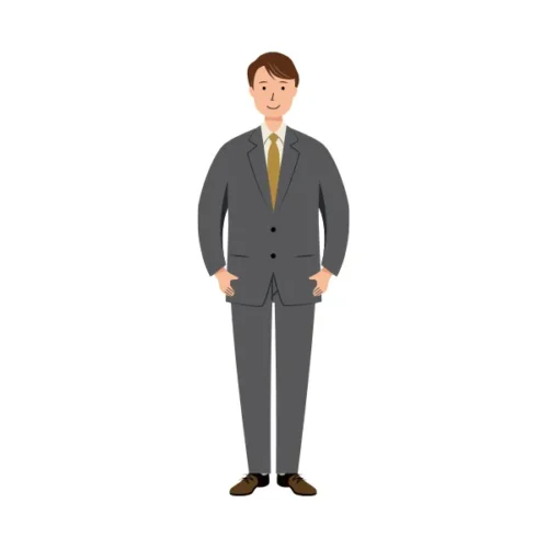 ビジネス イラスト | 無料・フリー素材 | 男性・全身 | BMC0001-C | イラストれいと